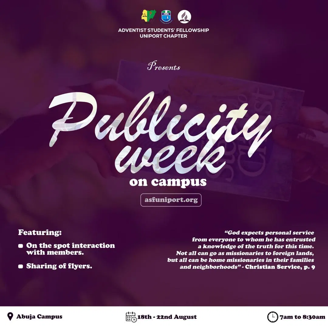 Publicity Week on Campus